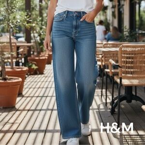 H&M Women's Denim Flare Stretch Jeans 2